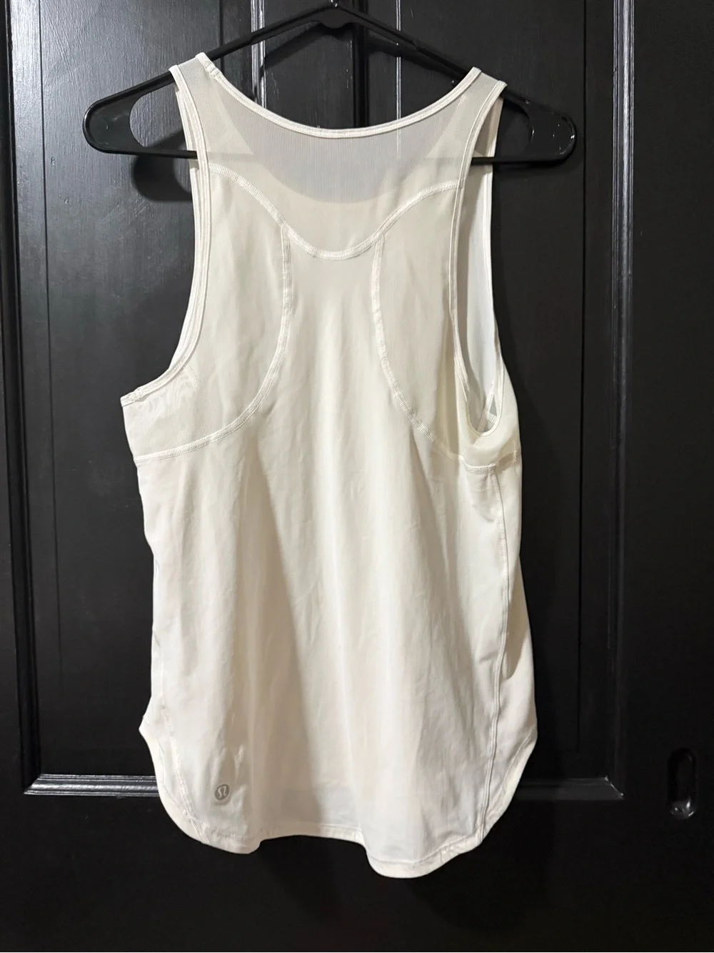 lululemon athletica White Mesh-Back Athletic Tank